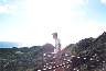 Me looking out over the inside of the Diamond Head crater. 