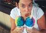 Shave ice tastes _bad_. I have no idea why we got so many recommendations to try it.. 